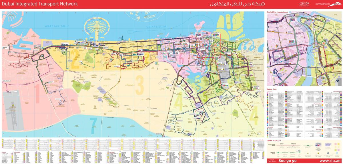Ντουμπάι μεταφορών χάρτης