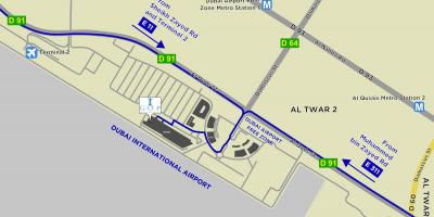 Χάρτης της Dubai airport free zone