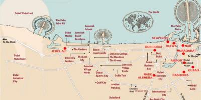 Χάρτης της Jebel Ali
