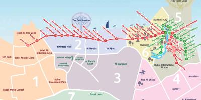 Χάρτης του Ντουμπάι γειτονιές