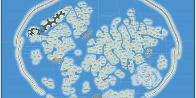 Παγκόσμιο χάρτη νησί του Ντουμπάι