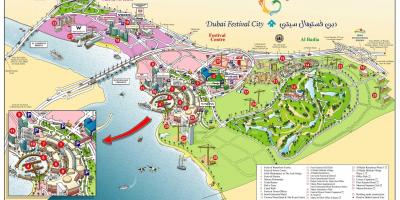 Το Dubai festival city χάρτης