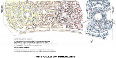 Η βίλα Ντουμπάι τοποθεσία χάρτης