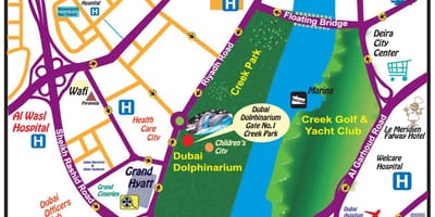 Dolphin show Dubai τοποθεσία χάρτης