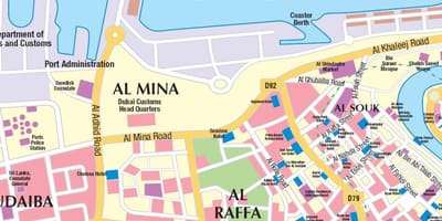 Dubai port χάρτης