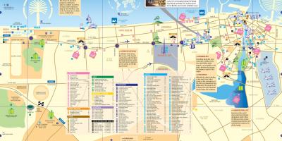 Τουριστικός χάρτης του Ντουμπάι
